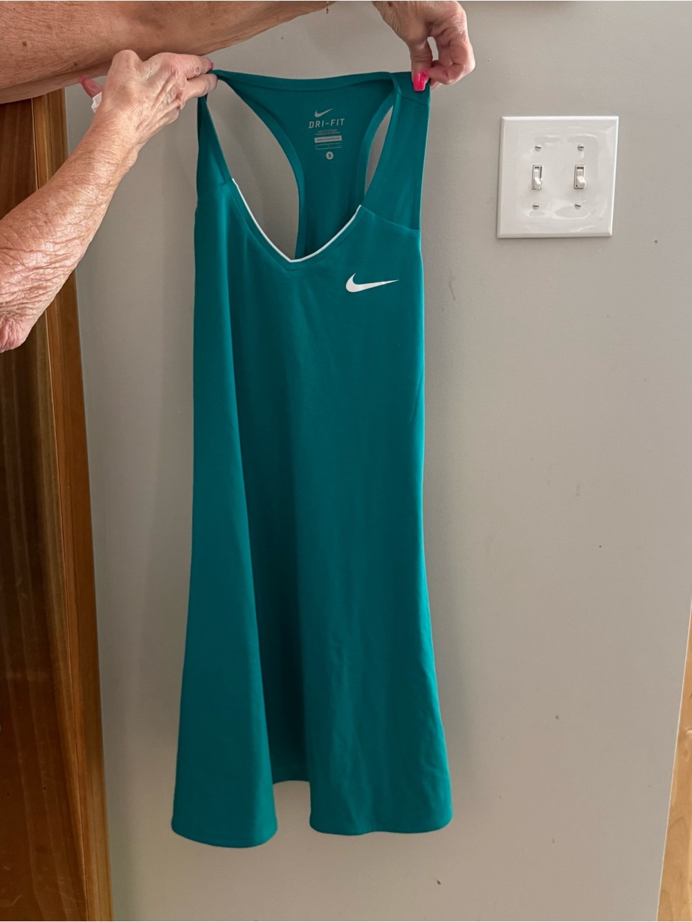 Nike Teal Dri-FIT Racerback Tank